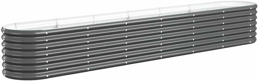 260cm Metal Raised Garden Bed Steel Planter Outdoor Vegetable - Kwikley