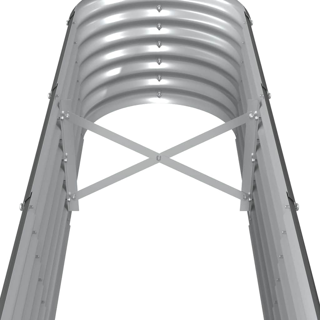 260cm Metal Raised Garden Bed Steel Planter Outdoor Vegetable - Kwikley