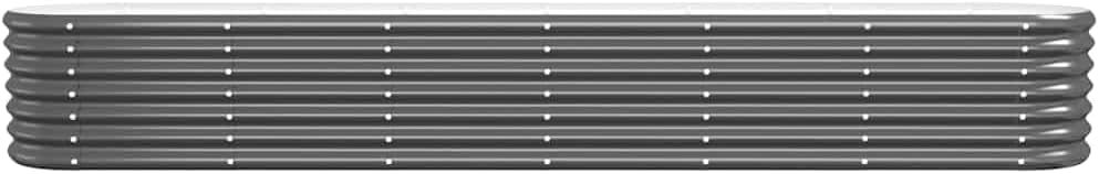 260cm Metal Raised Garden Bed Steel Planter Outdoor Vegetable - Kwikley