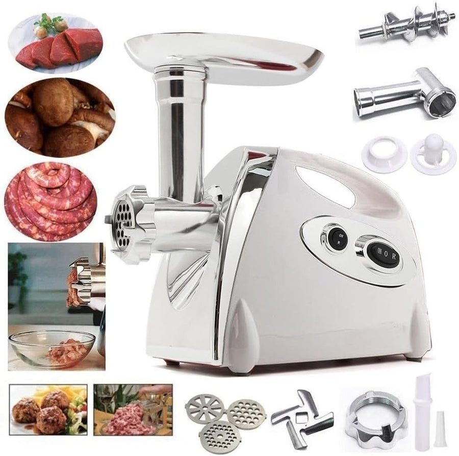 2800W Food Mincer Electric Meat Processor Sausage & Kubbe Maker - Kwikley