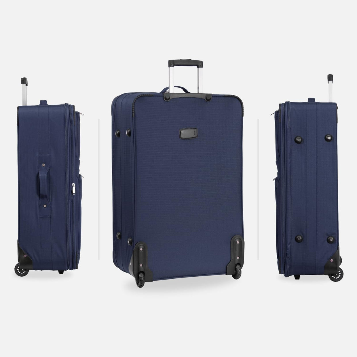 29” XL Soft Check In Suitcase Expandable Lightweight Travel Luggage 92L - Kwikley