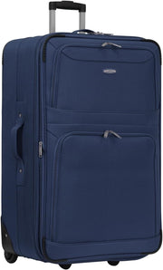 29” XL Soft Check In Suitcase Expandable Lightweight Travel Luggage 92L - Kwikley