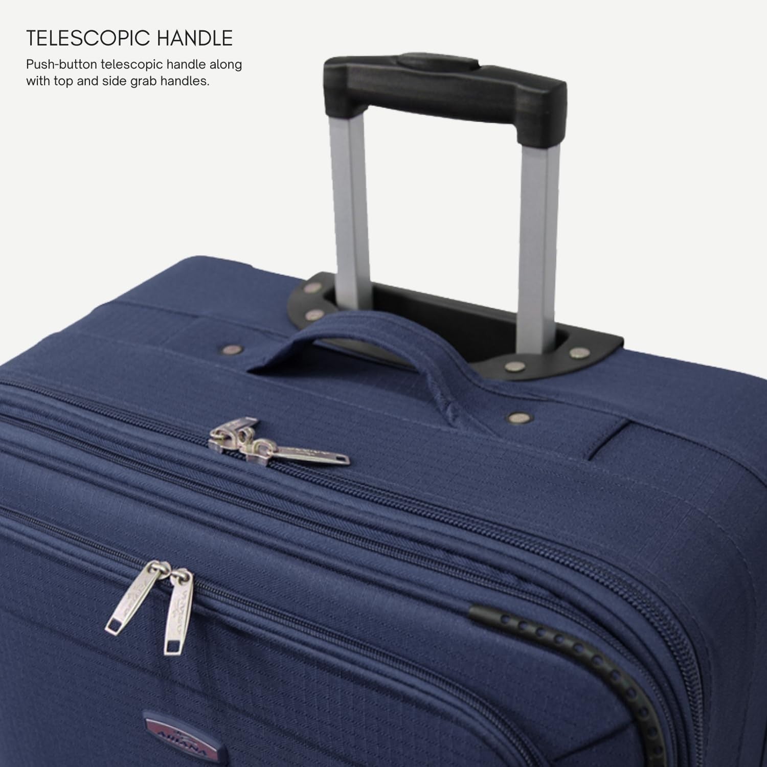 29” XL Soft Check In Suitcase Expandable Lightweight Travel Luggage 92L - Kwikley