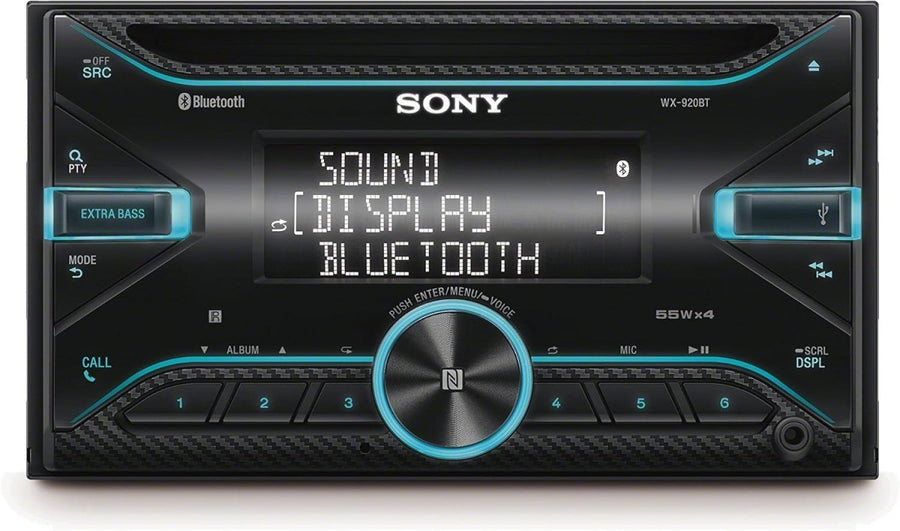 2DIN CD Receiver w/ Bluetooth WX - 920BT Renewed Car Stereo Audio Player - Kwikley
