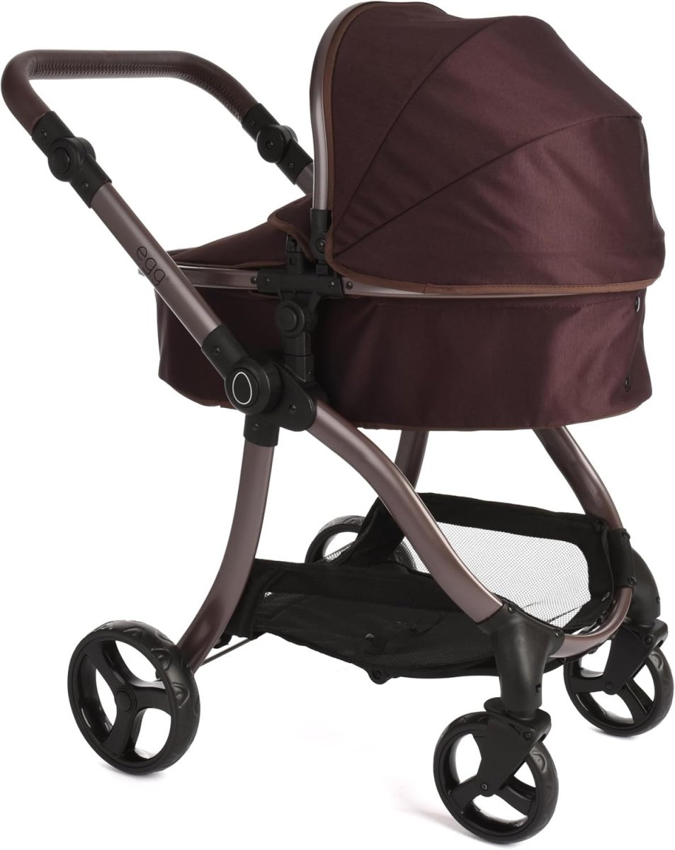 2in1 Doll Pram Pushchair Carrycot Adjustable Handle Luxury Lightweight - Kwikley