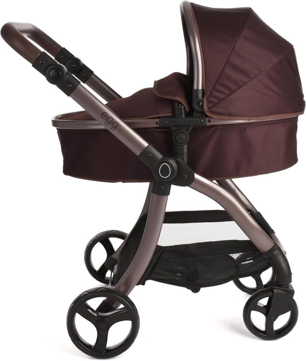 2in1 Doll Pram Pushchair Carrycot Adjustable Handle Luxury Lightweight - Kwikley