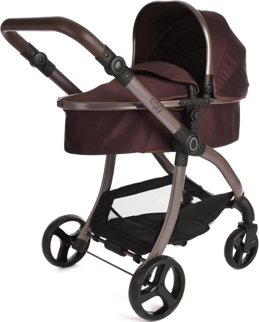 2in1 Doll Pram Pushchair Carrycot Adjustable Handle Luxury Lightweight - Kwikley