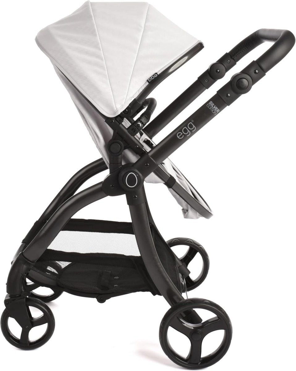 2in1 Doll Pram Pushchair Carrycot Adjustable Handle Luxury Style - Kwikley