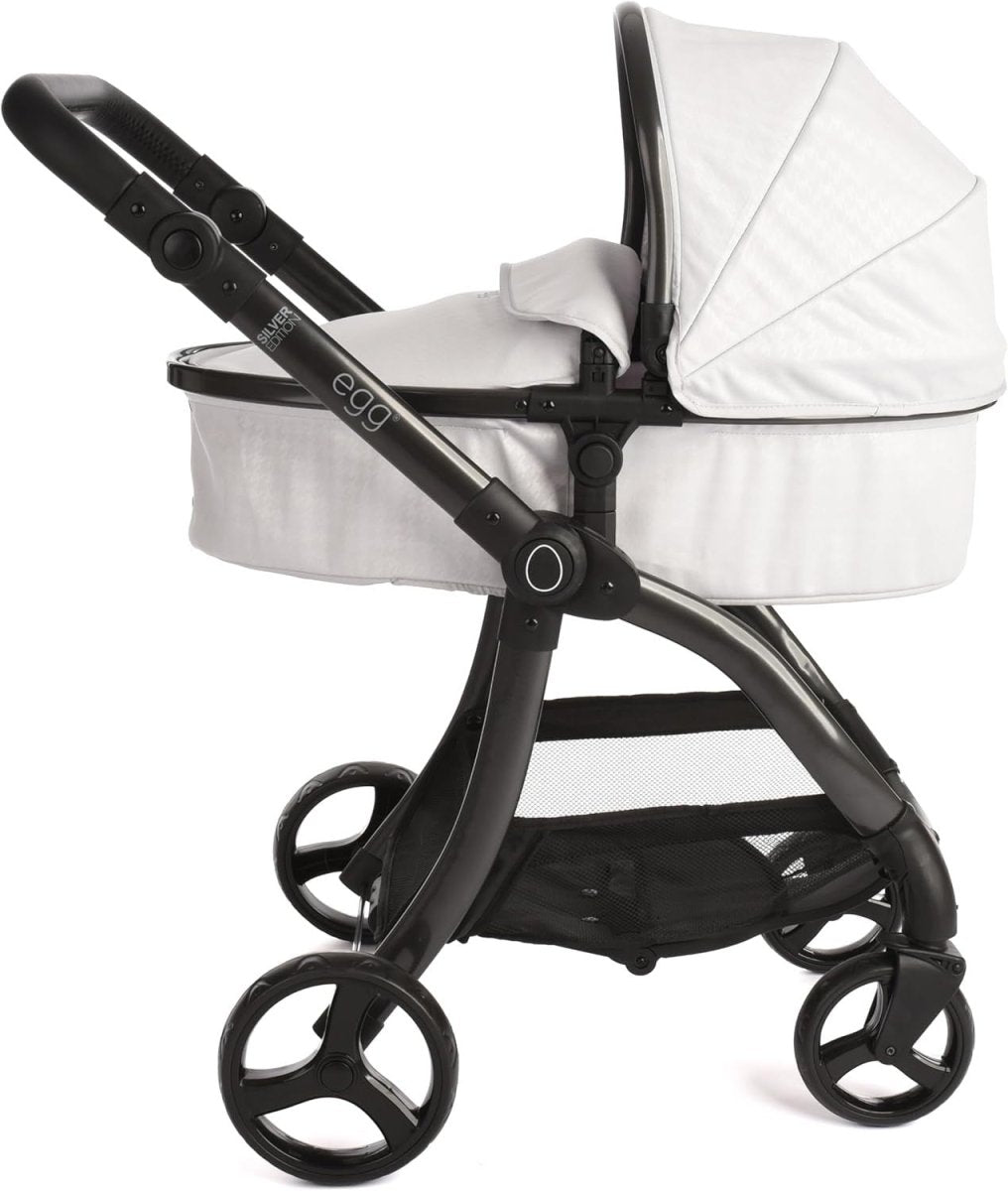 2in1 Doll Pram Pushchair Carrycot Adjustable Handle Luxury Style - Kwikley