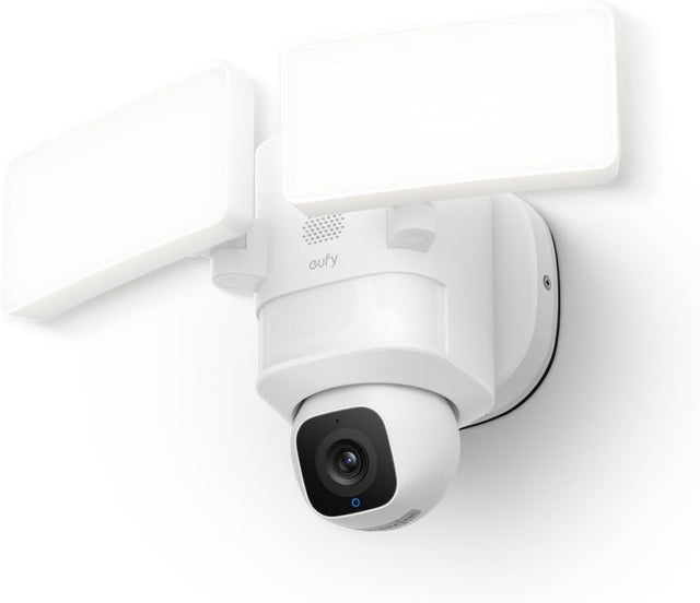 2K Floodlight Security Camera 360° PTZ AI Tracking WiFi Outdoor Cam