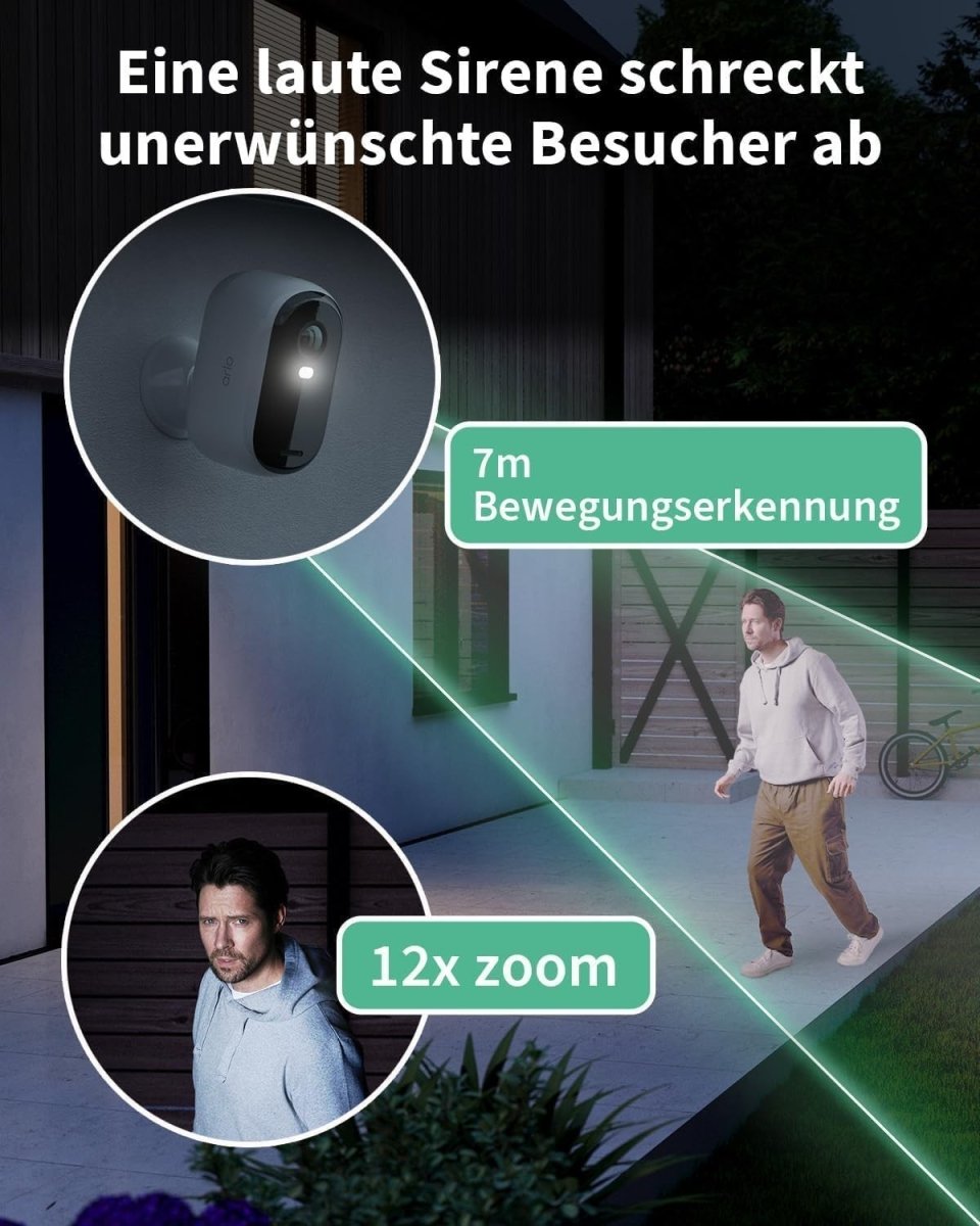 2K Outdoor Security Camera Wireless Color Night Vision Two Way Audio - Kwikley