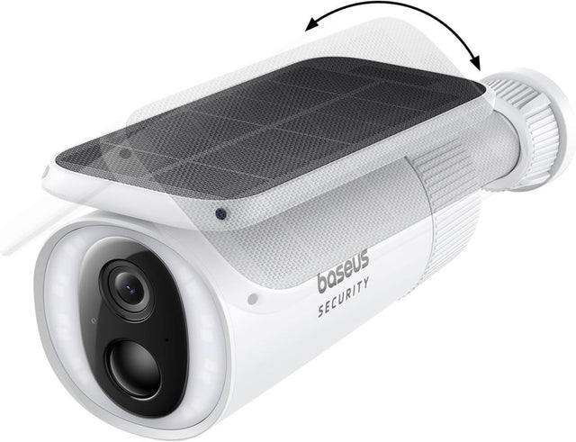 2K Solar Security Camera Wireless Outdoor 145° Night Vision CCTV