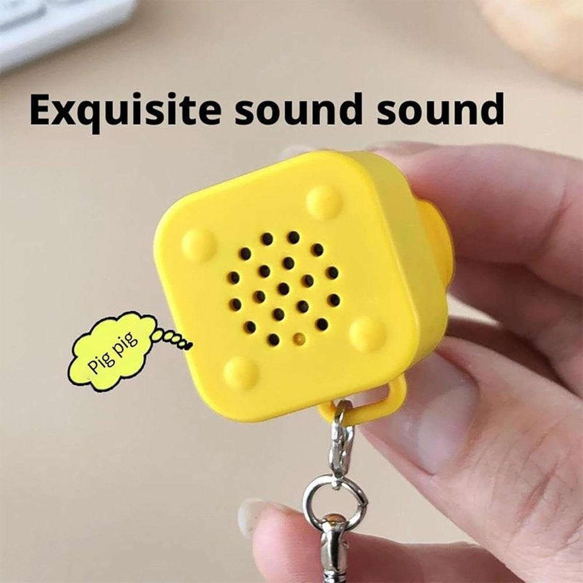 2pcs Frog Clicker Fidget Keychain LED Sound Stress Relief Toy - Kwikley