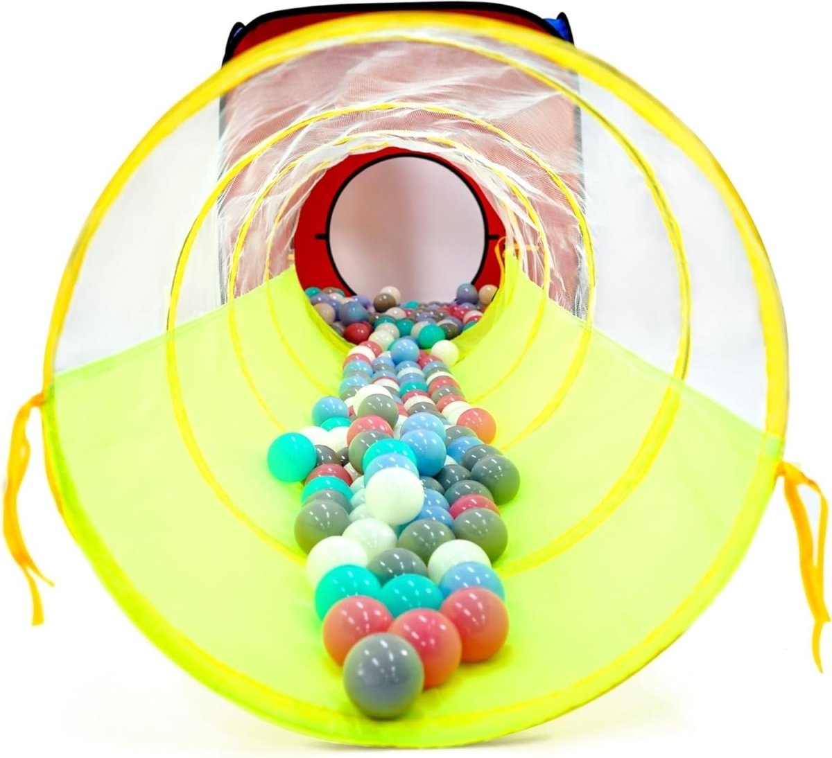 3 in 1 Kids Pop Up Play Tent Tunnel Ball Pit Indoor Outdoor Set - Kwikley
