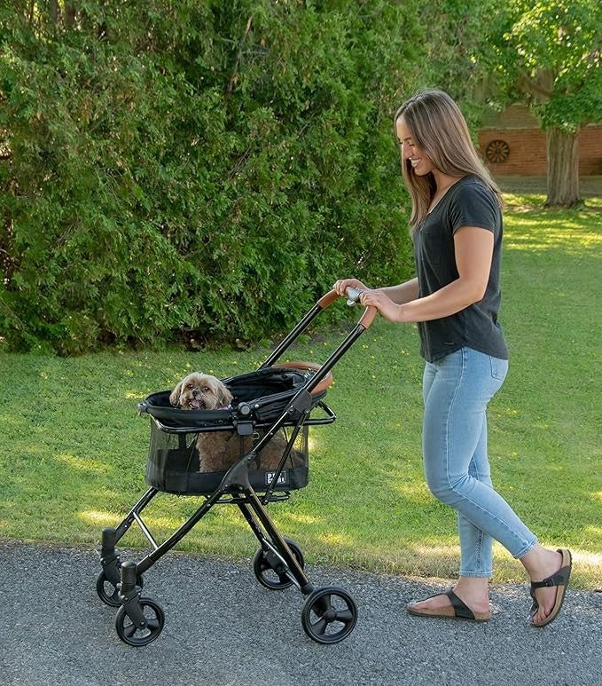 3 in 1 Pet Travel System Stroller Carrier Car Seat Small Dog Cat Pram - Kwikley