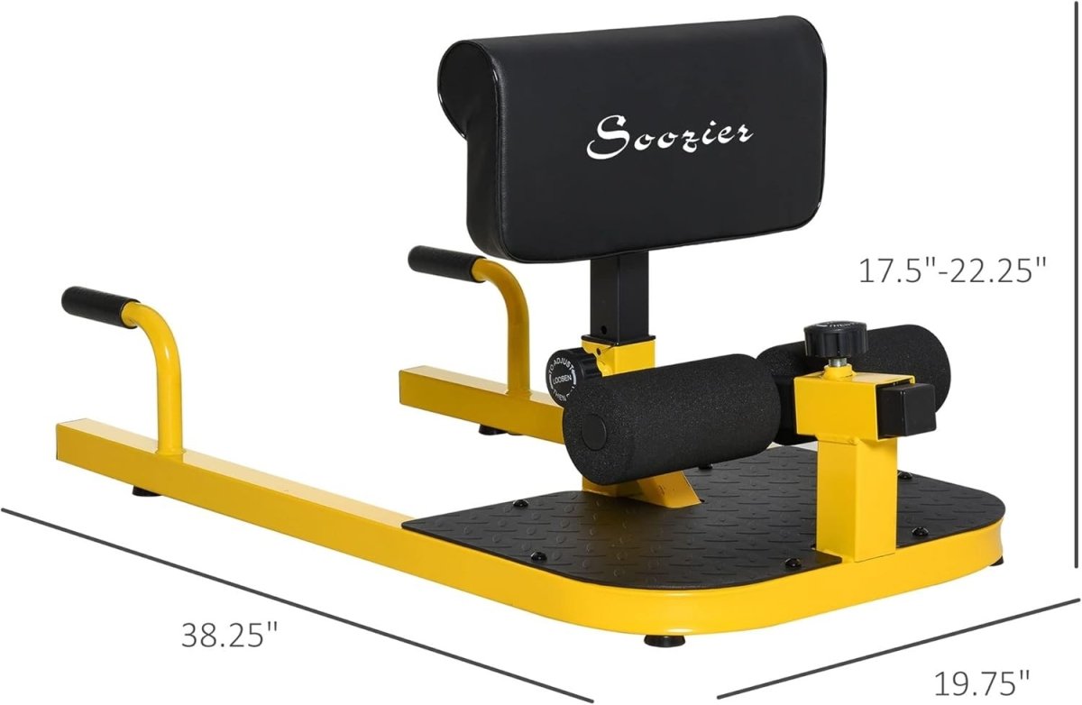 3 in 1 Sissy Squat Machine Push Up Sit Up Bench Home Gym Trainer - Kwikley