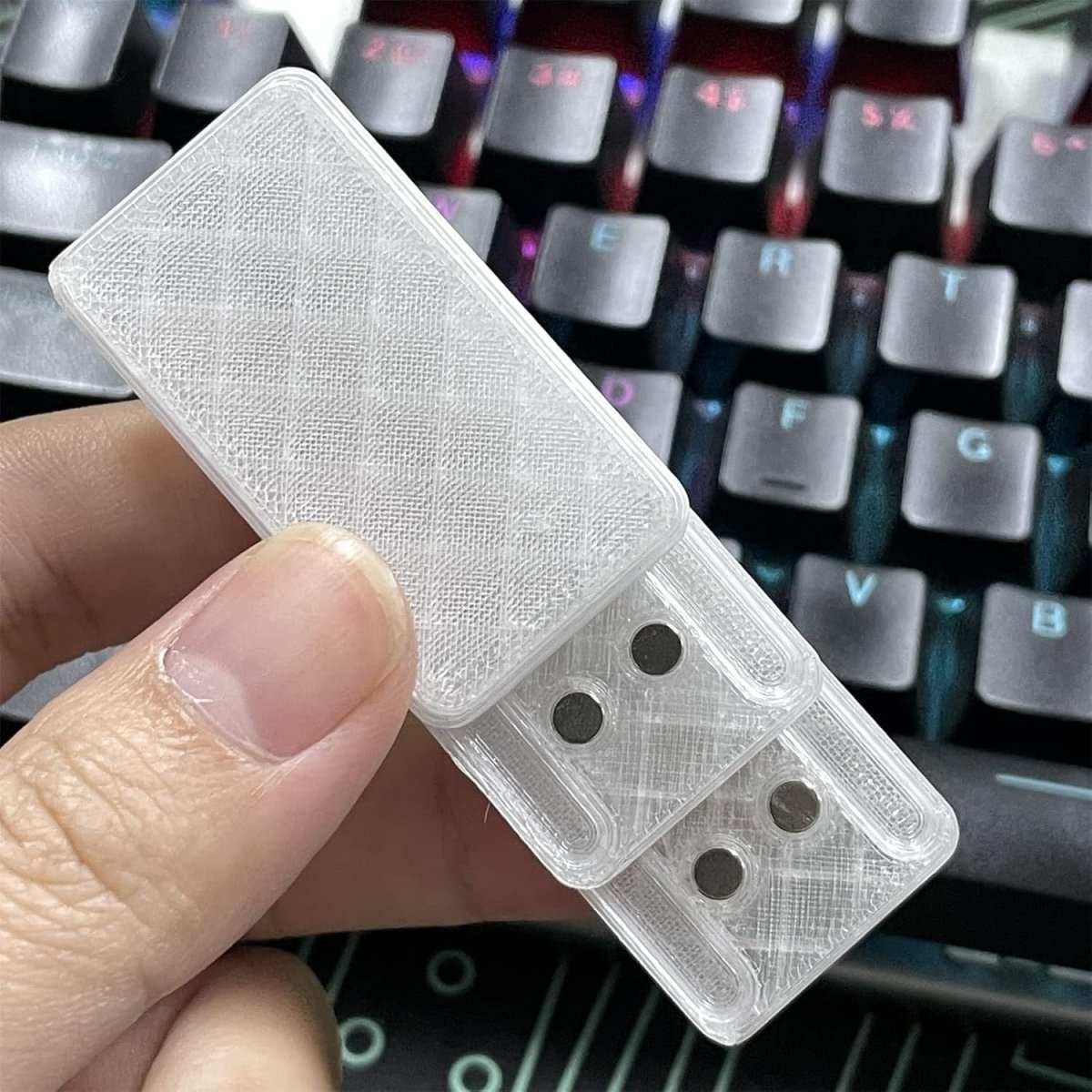 3 Layer Magnetic Fidget Slider Pocket Stress Relief ADHD EDC Toy - Kwikley