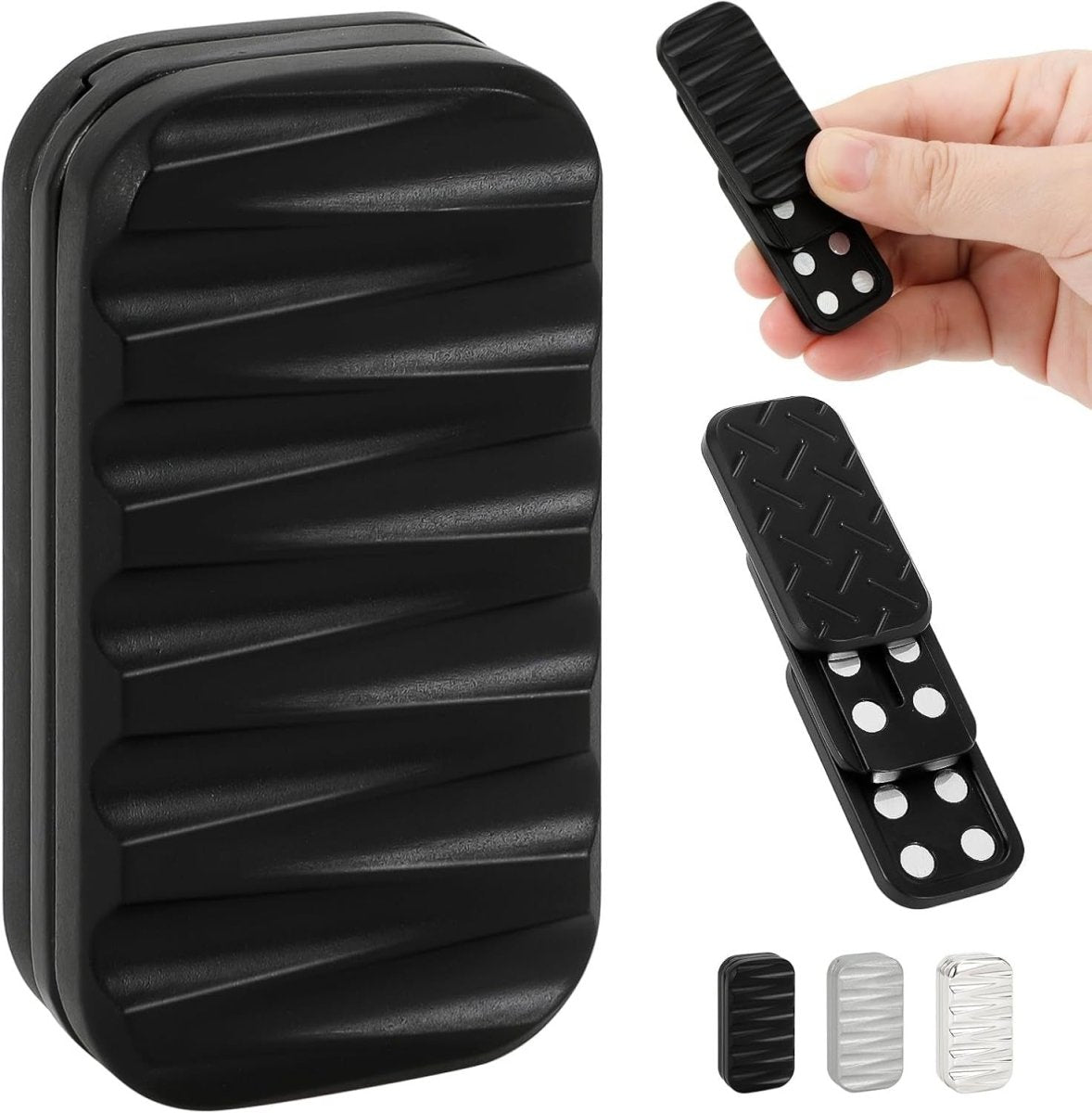 3 Layer Metal Magnetic Fidget Slider Click Stress Relief Pocket Toy - Kwikley