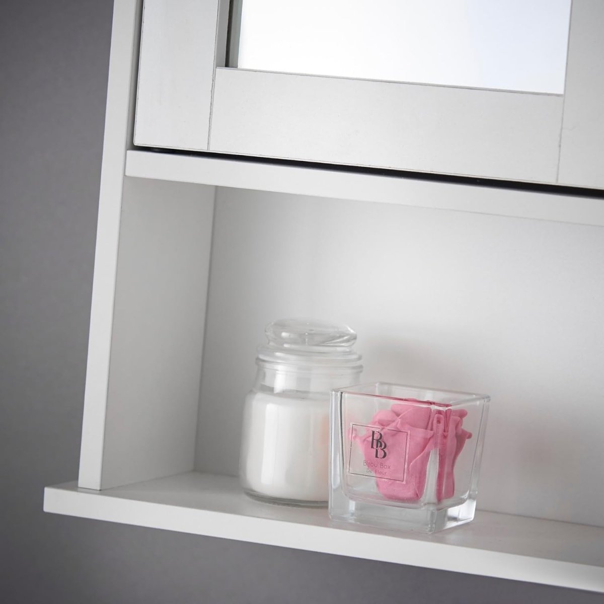 3 Piece White Bathroom Furniture Set | Under Sink, Tall & Mirror Cabinet Combo - Kwikley