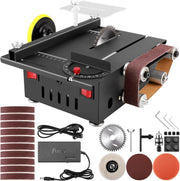 300W Mini Table Saw Belt Sander Desktop Wood Metal DIY Craft Machine - Kwikley