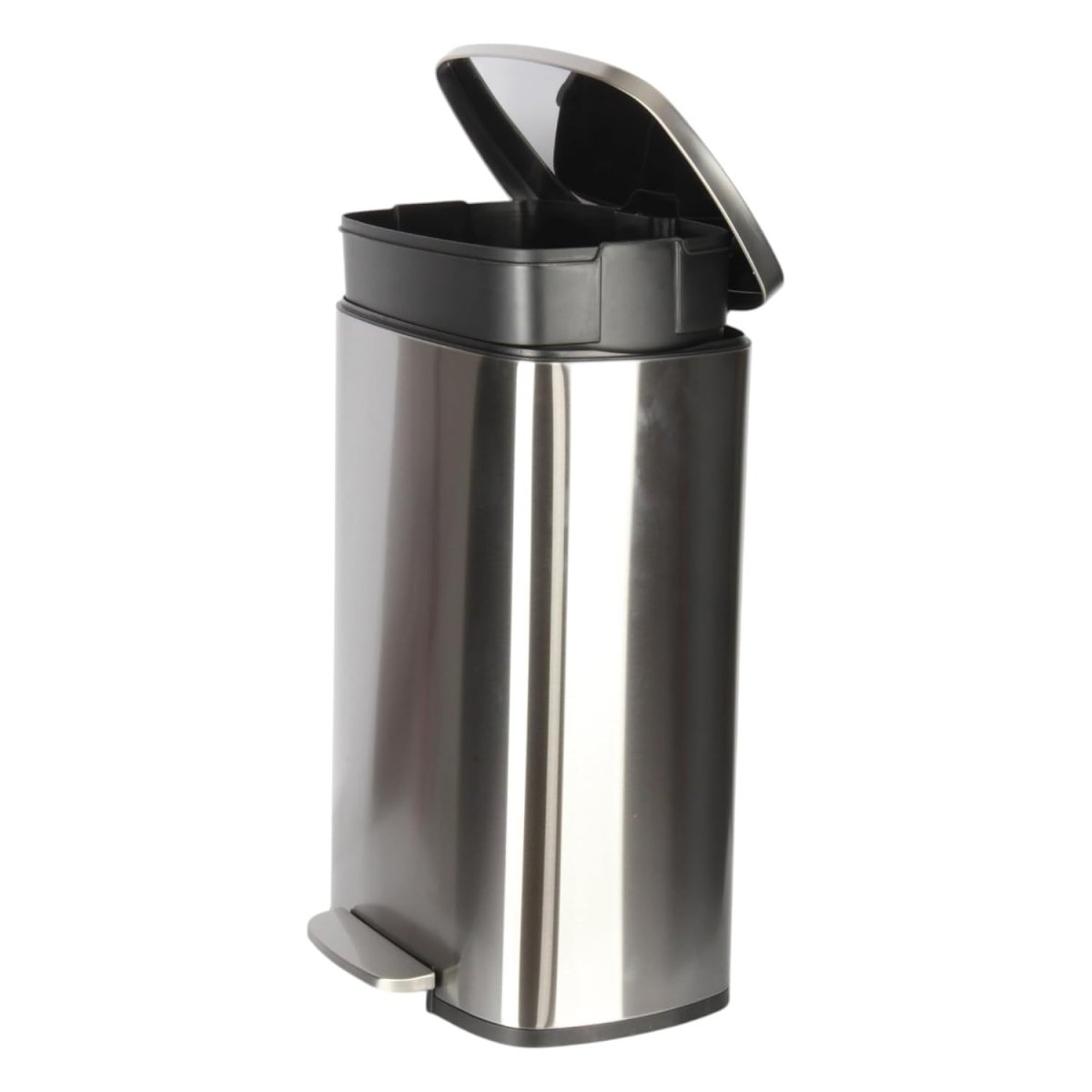 30L Stainless Steel Pedal Bin Soft Close Fingerprint Proof - Kwikley
