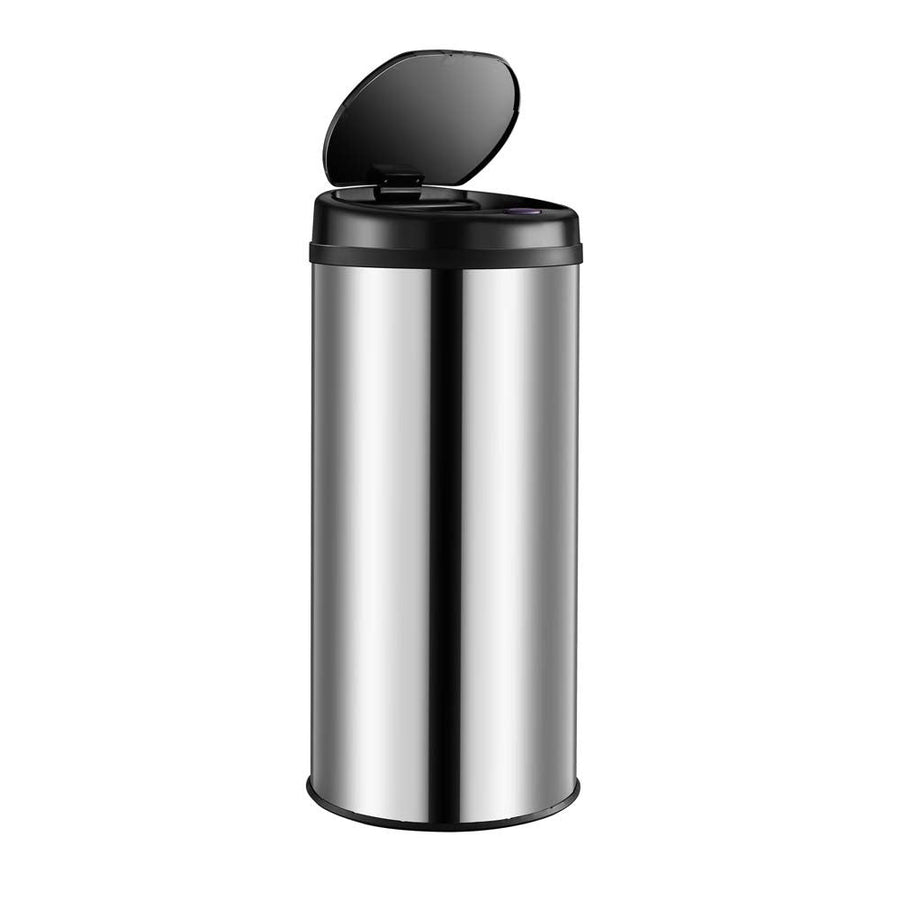 30L Touchless Kitchen Trash Can Stainless Steel Motion Sensor Bin - Kwikley