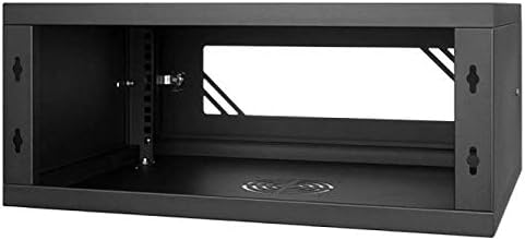 4U 19 Inch Rack Cabinet 450mm Black Glass Door