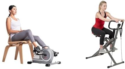 Under Desk Pedal Exercise Bike Squat Row Trainer Home Gym