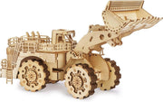 312pc Wooden Forklift Model Kit 3D Mechanical Puzzle DIY Vehicle Build - Kwikley