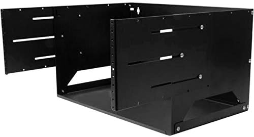 4U Wall Mount Network Rack Adjustable Depth with Shelf