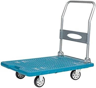 150KG Folding Platform Trolley Lightweight Flatbed Cart