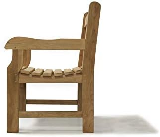 5ft Teak Garden Bench 3 Seater Heavy Duty Patio Park Seat
