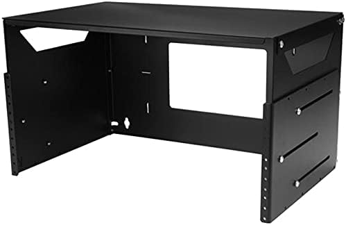 4U Wall Mount Network Rack Adjustable Depth with Shelf