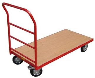 Heavy Duty Steel Flatbed Trolley 300KG Long Deck