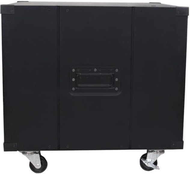 9U Mobile Open Frame Server Rack with Wheels 19 Inch