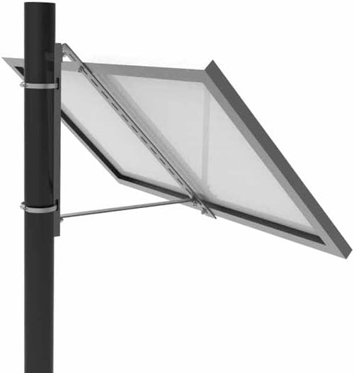 Adjustable Solar Panel Pole Mount Bracket for Lamp Post