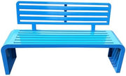 3 Seater Metal Garden Bench Weatherproof Outdoor Park Patio Seat