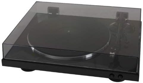 Automatic Turntable with Built-In Preamp, High-Mass Aluminium Platter, Black