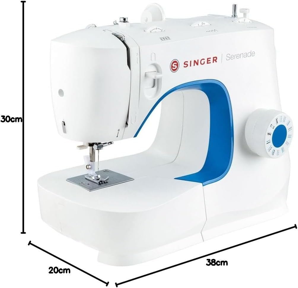 32 Stitch Sewing Machine Automatic Buttonhole Free Arm White - Kwikley