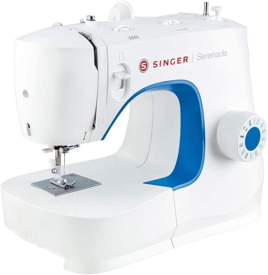 32 Stitch Sewing Machine Automatic Buttonhole Free Arm White - Kwikley