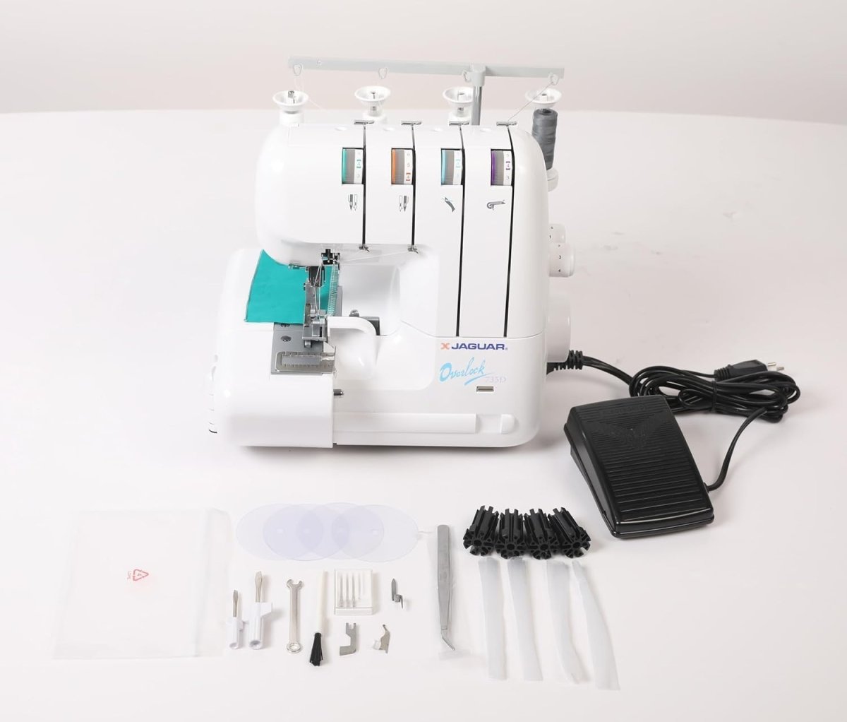 3/4 Thread Overlocker Serger Sewing Machine Differential Feed 1300SPM - Kwikley