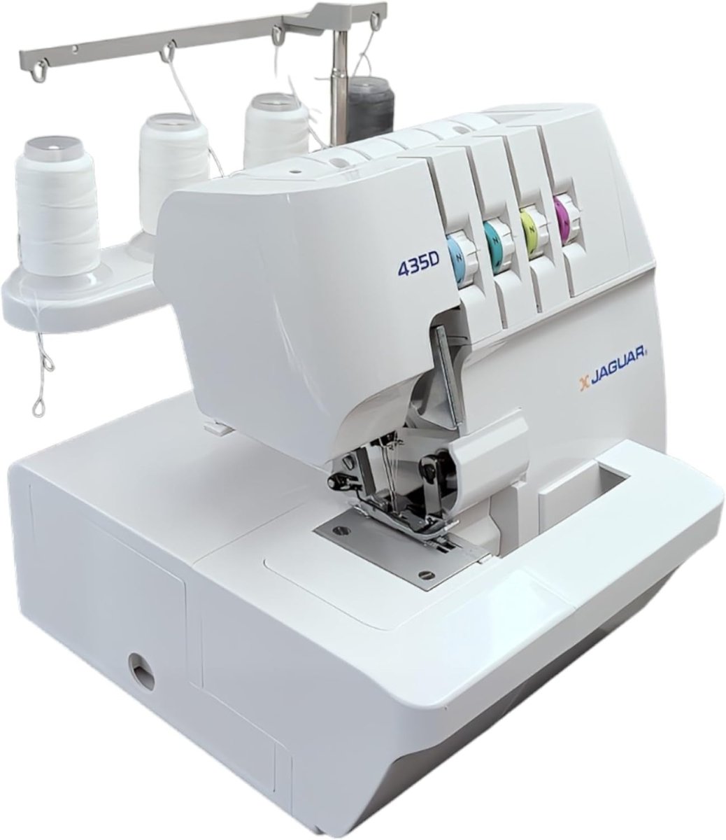 3/4 Thread Overlocker Serger Sewing Machine Differential Feed LED 91W - Kwikley