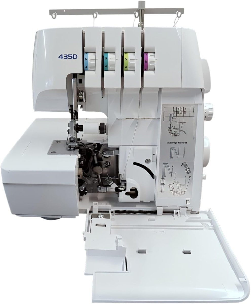 3/4 Thread Overlocker Serger Sewing Machine Differential Feed LED 91W - Kwikley