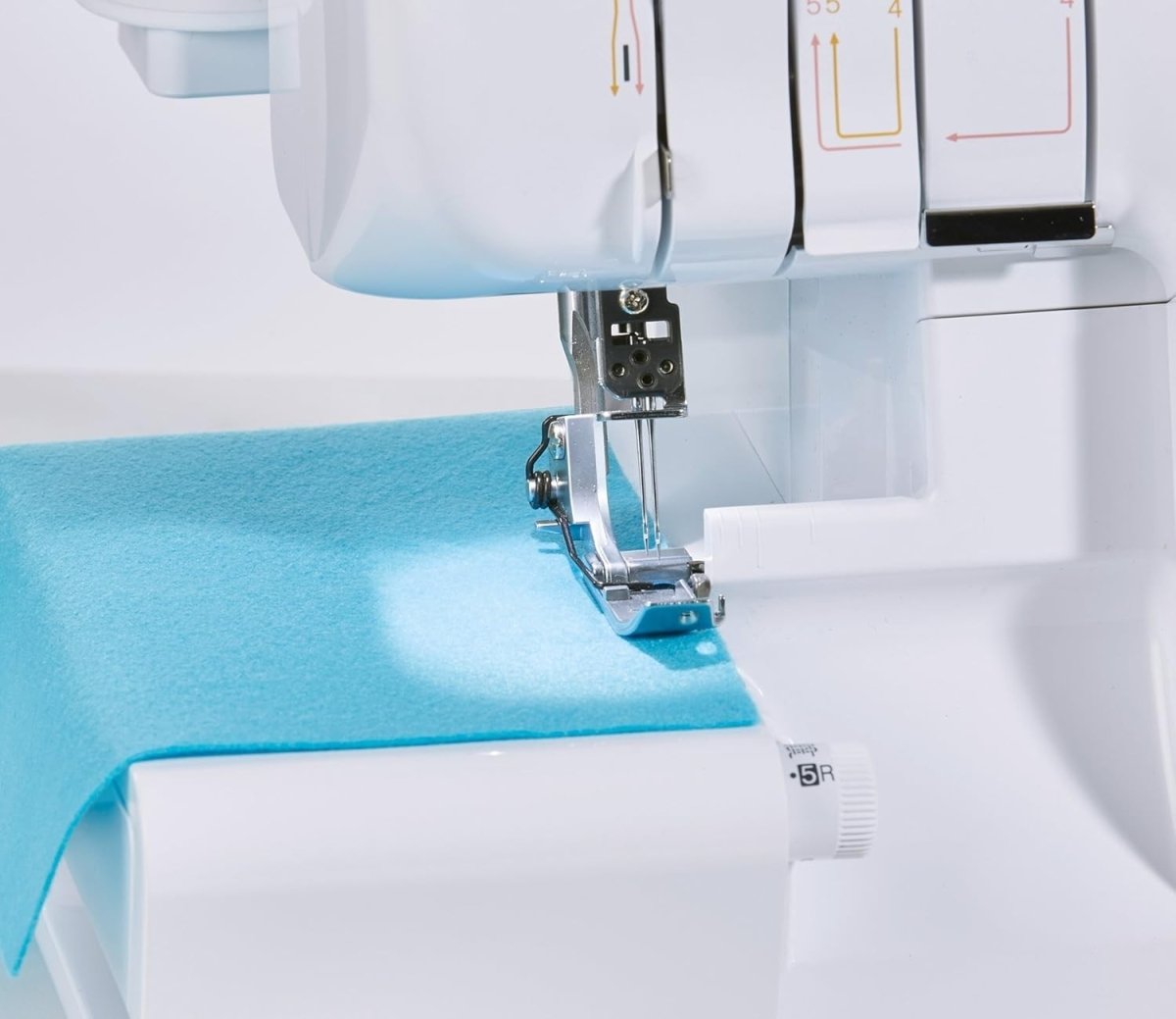 3/4 Thread Overlocker Sewing Machine LED Light FAST Threading System - Kwikley
