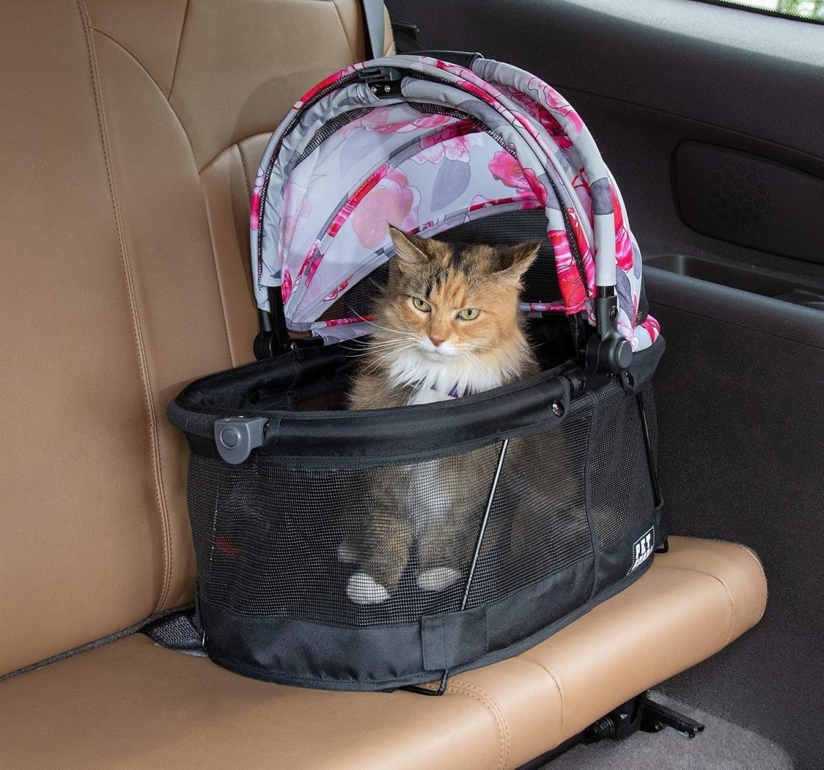 360 Pet Carrier Car Seat for Small Dogs Cats Washable Travel Crate - Kwikley