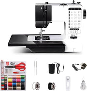 38 Stitch Sewing Machine Portable Electric LED Foot Pedal Table - Kwikley