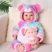 38cm Realistic Baby Doll Soft Body w Bottle Pacifier Gift Set - Kwikley