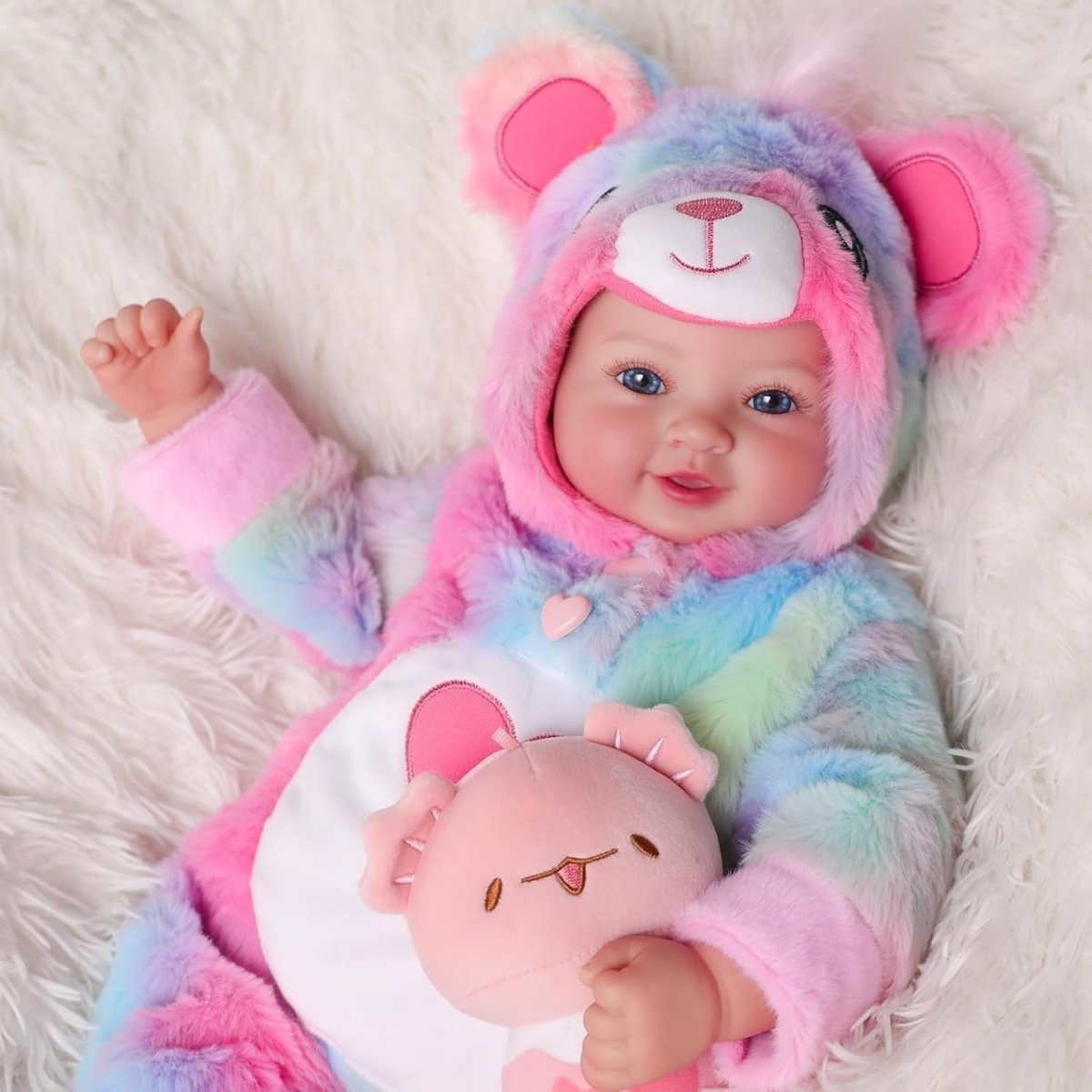 38cm Realistic Baby Doll Soft Body w Bottle Pacifier Gift Set - Kwikley