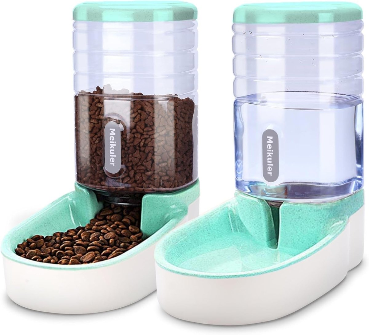 3.8L Automatic Pet Feeder Water Dispenser Set Gravity Food Station - Kwikley