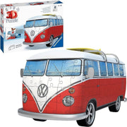 3D Camper Van Surfer Puzzle 162 Piece Vehicle Model Kit No Glue - Kwikley